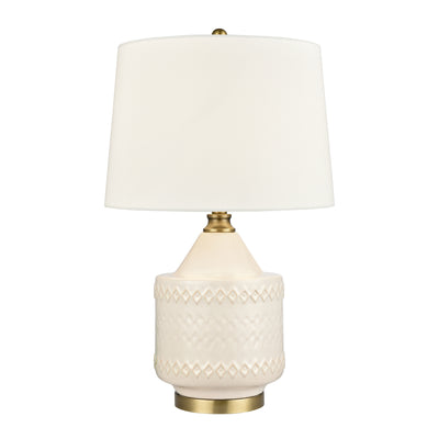 ELK Home - S0019-9488 - One Light Table Lamp - Buckley - White Glazed