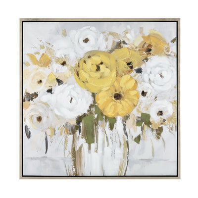ELK Home - S0026-9298 - Wall Art - Mende Blooms - White