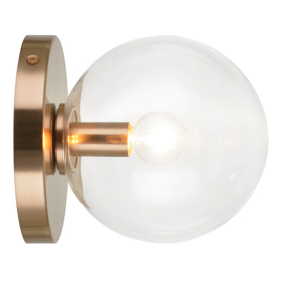 Matteo Lighting - WX06001AGCL - One Light Wall Sconce - Cosmo - Aged Gold Brass