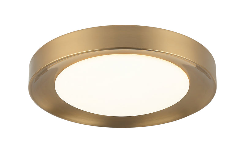 Matteo Lighting - M10002AG - LED Ceiling Mount - Essene - Aged Gold Brass