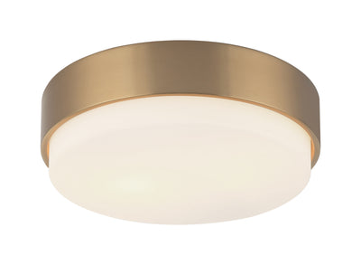 Matteo Lighting - M13202AG - Two Light Ceiling Mount - Quintz - Aged Gold Brass