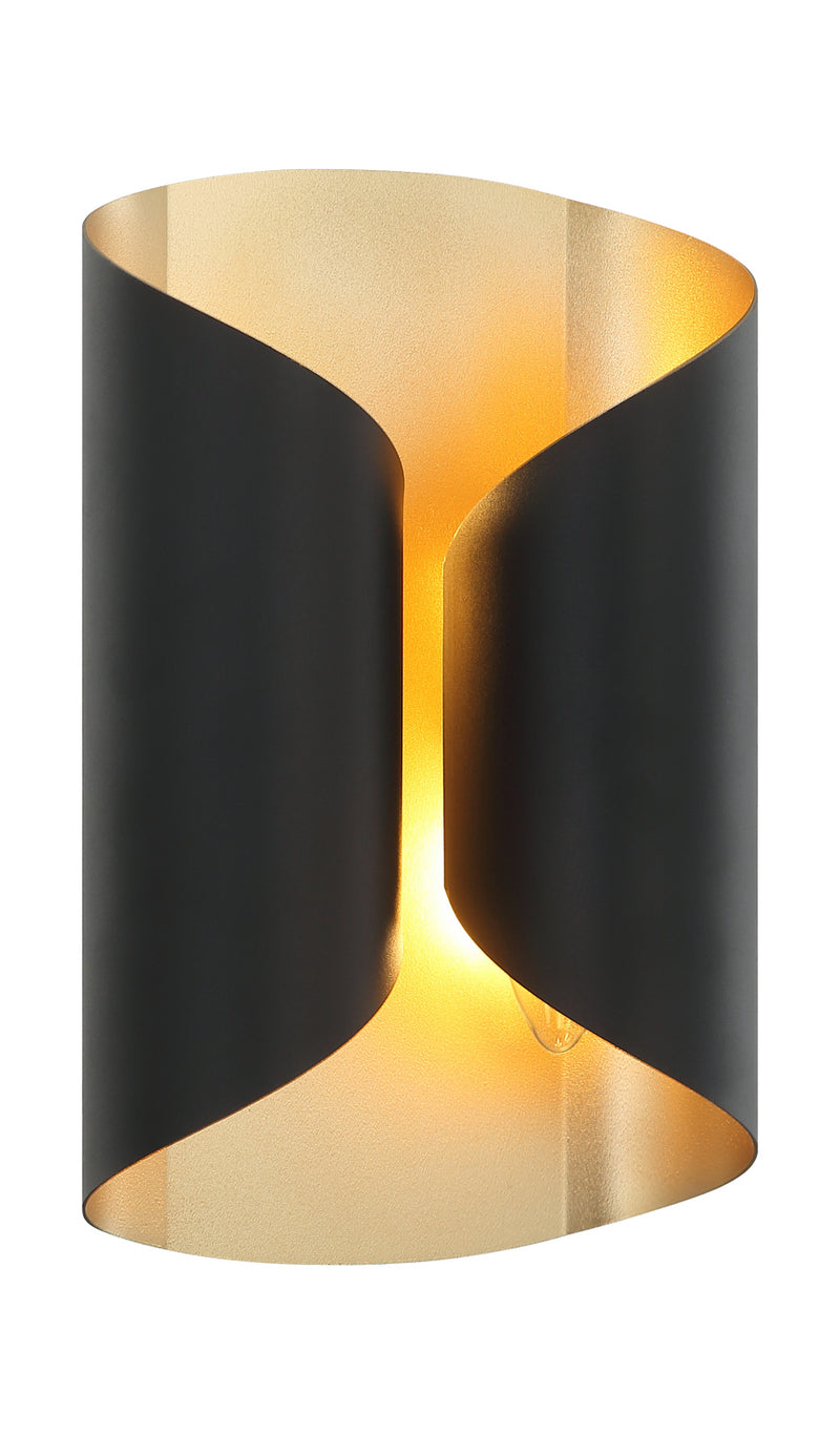 Matteo Lighting - S01602MB - Two Light Wall Sconce - Ripcurl - Matte Black