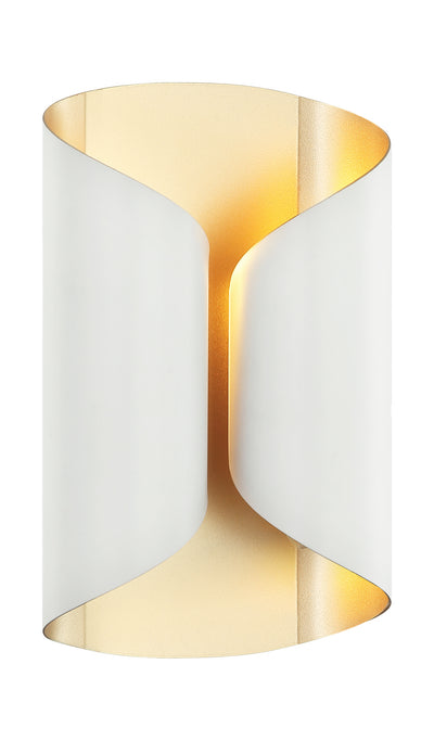 Matteo Lighting - S01602WH - Two Light Wall Sconce - Ripcurl - White