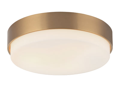 Matteo Lighting - M13203AG - Three Light Ceiling Mount - Quintz - Aged Gold Brass