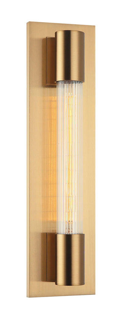 Matteo Lighting - S02401AG - One Light Wall Sconce - Riely - Aged Gold Brass
