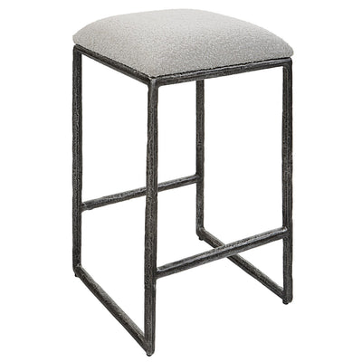 Uttermost - 23730 - Counter Stool - Brisbane - Distressed Charcoal