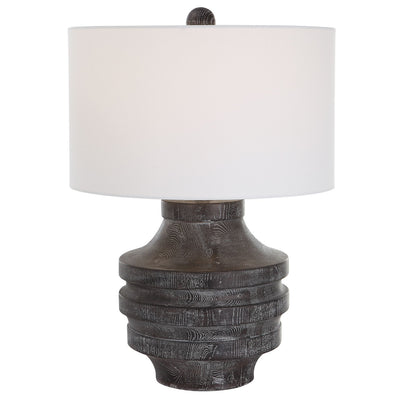 Uttermost - 30147-1 - One Light Table Lamp - Timber - Black