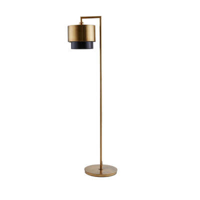 Arteriors - 76027 - One Light Floor Lamp - Nolan - Vintage Brass