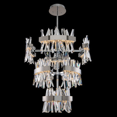 Allegri - 030259-010 - LED Foyer Pendant - Glacier - Polished Chrome