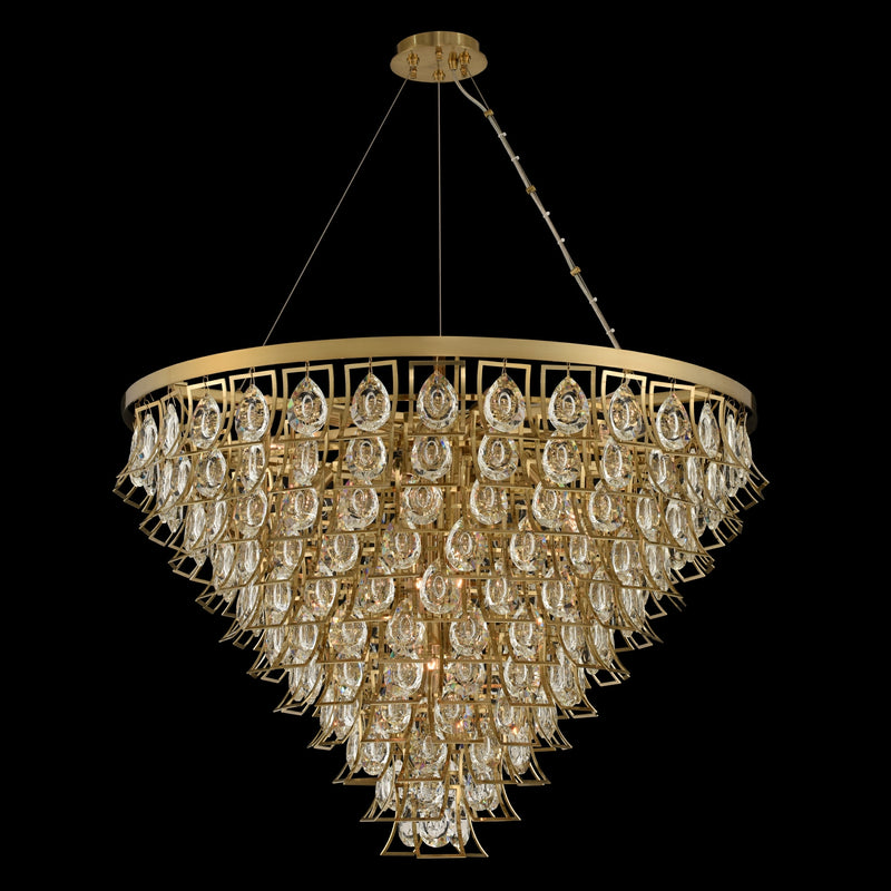 Allegri - 031953-039-FR001 - 18 Light Pendant - Carmella - Brushed Brass