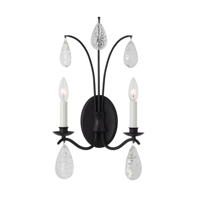 Visual Comfort Studio - CW1292AI - Two Light Wall Sconce - Shannon - Aged Iron