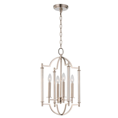 Kalco - 512971PN - Four Light Chandelier - Provence - Polished Nickel