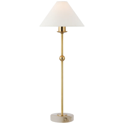 Visual Comfort Signature - CHA 8145AB/ALB-L - LED Accent Lamp - Caspian - Antique-Burnished Brass and Alabaster