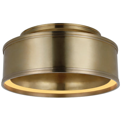 Visual Comfort Signature - CHC 4611AB - LED Flush Mount - Connery - Antique-Burnished Brass