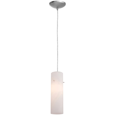 Access - 28089-3C-BS/OPL - One Light Pendant - Lucy - Brushed Steel
