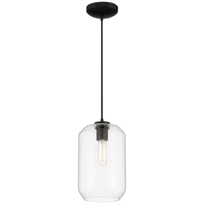 Access - 29010LEDDLP-BL/CLR - One Light Pendant - Clarity - Black