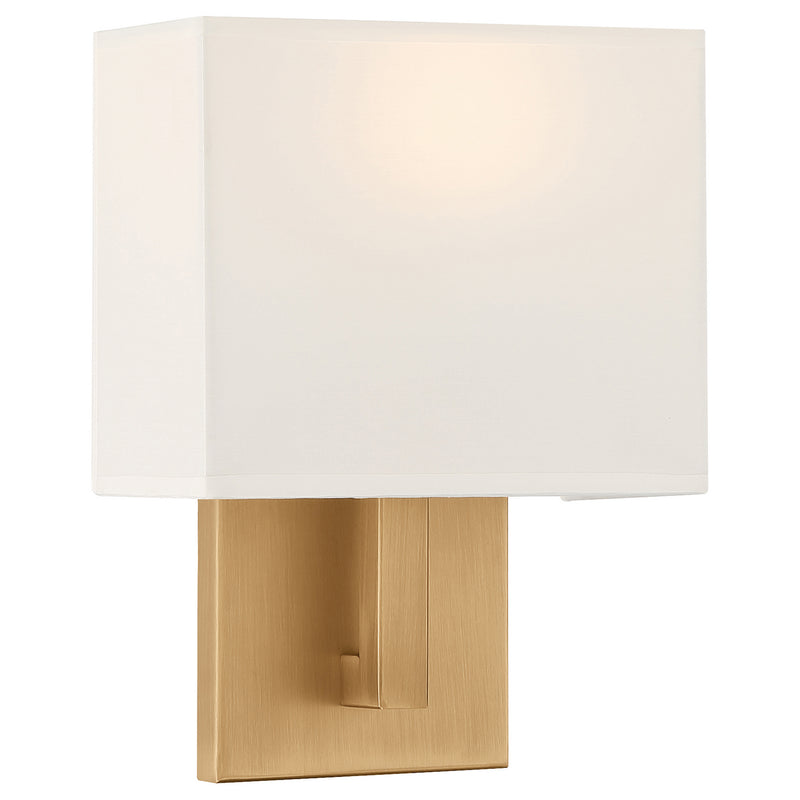 Access - 64061LEDDLP-ABB/WH - LED Wall Sconce - Mid Town - Antique Brushed Brass