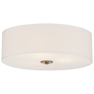 Access - 64063LEDDLP-ABB/WH - LED Flush Mount - Mid Town - Antique Brushed Brass