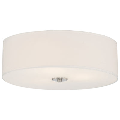 Access - 64063LEDDLP-BS/WH - LED Flush Mount - Mid Town - Brushed Steel