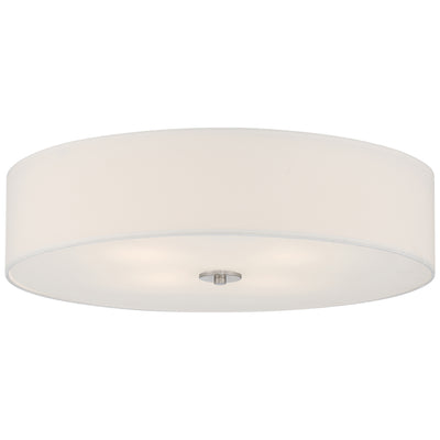 Access - 64064LEDDLP-BS/WH - LED Flush Mount - Mid Town - Brushed Steel