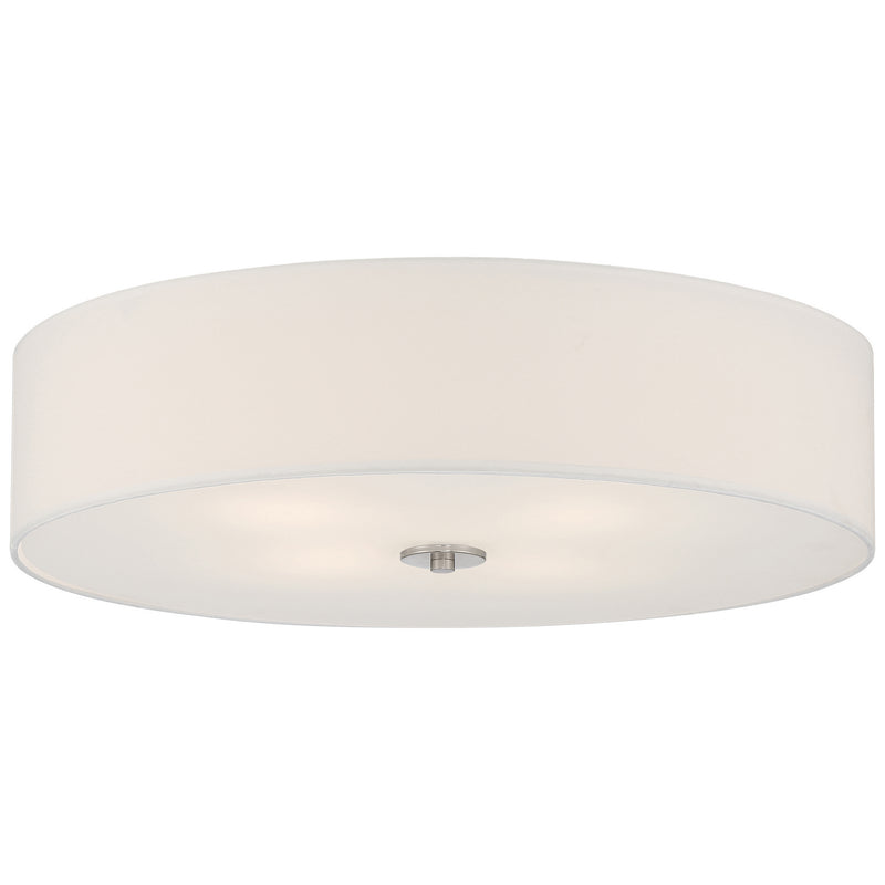 Access - 64064LEDDLP-BS/WH - LED Flush Mount - Mid Town - Brushed Steel