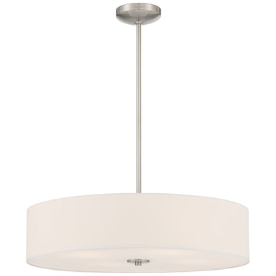 Access - 64066LEDDLP-BS/WH - LED Pendant or Semi-Flush - Mid Town - Brushed Steel