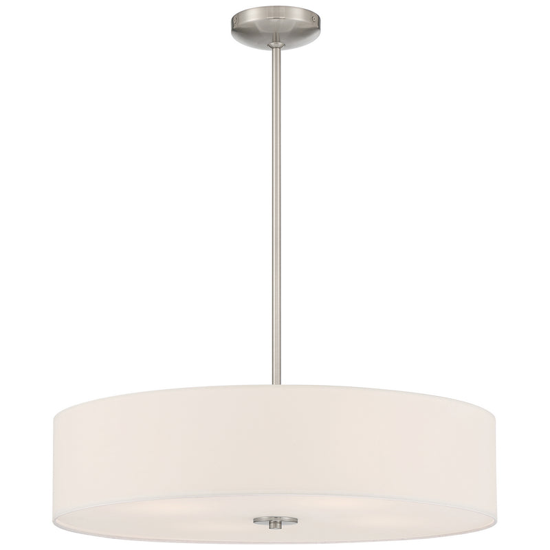 Access - 64066LEDDLP-BS/WH - LED Pendant or Semi-Flush - Mid Town - Brushed Steel