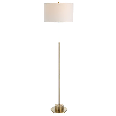 Uttermost - 30152-1 - One Light Floor Lamp - Prominence - Brushed Antique Brass