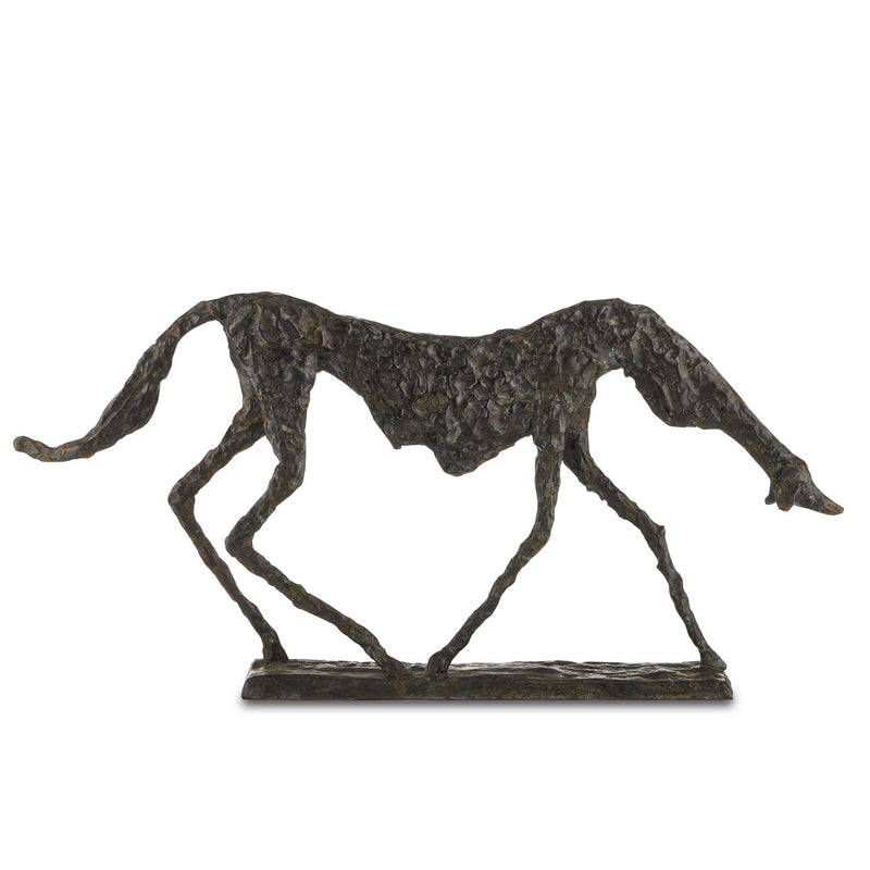 Currey and Company - 1200-0660 - Dog - Bronze