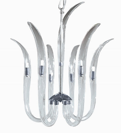 Metropolitan - N9906 - Six Light Pendant - Cisne - Polished Nickel