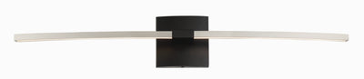 George Kovacs - P5501-691-L - LED Wall Sconce - Archer - Coal With Brushed Nickel