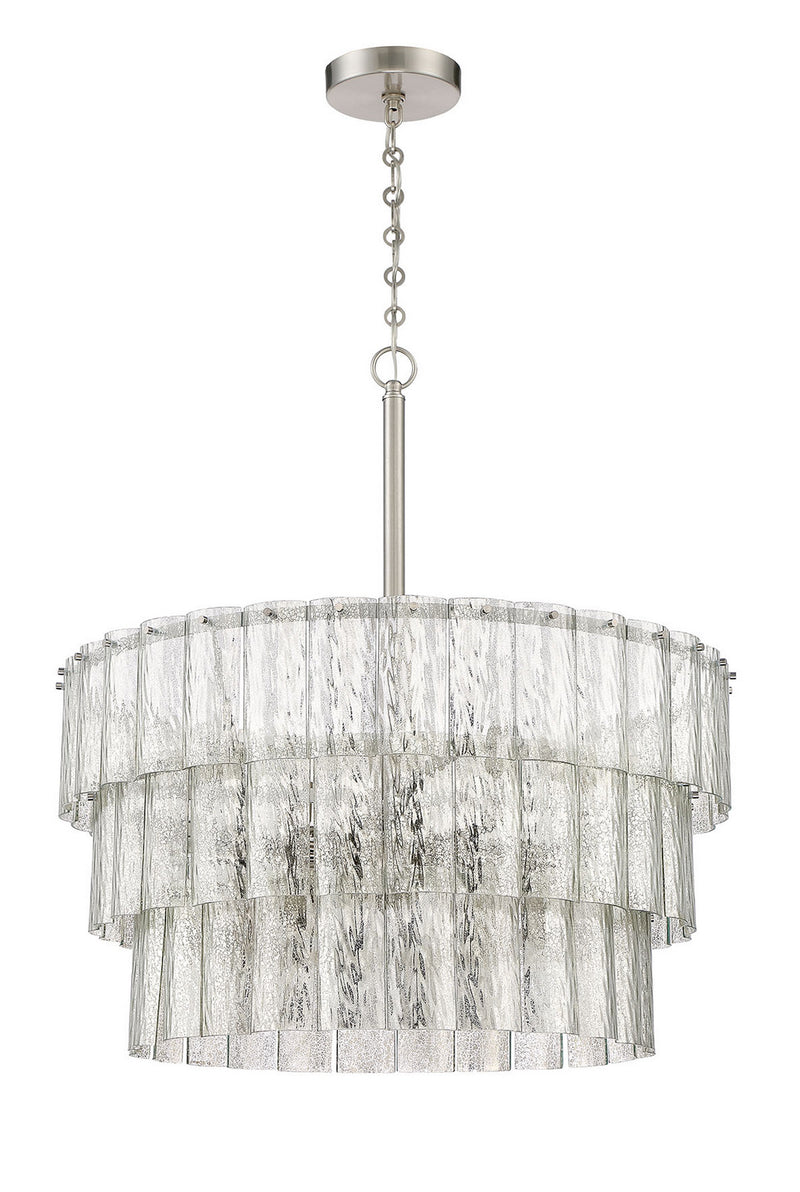 Craftmade - 48690-BNK - 12 Light Pendant - Museo - Brushed Polished Nickel