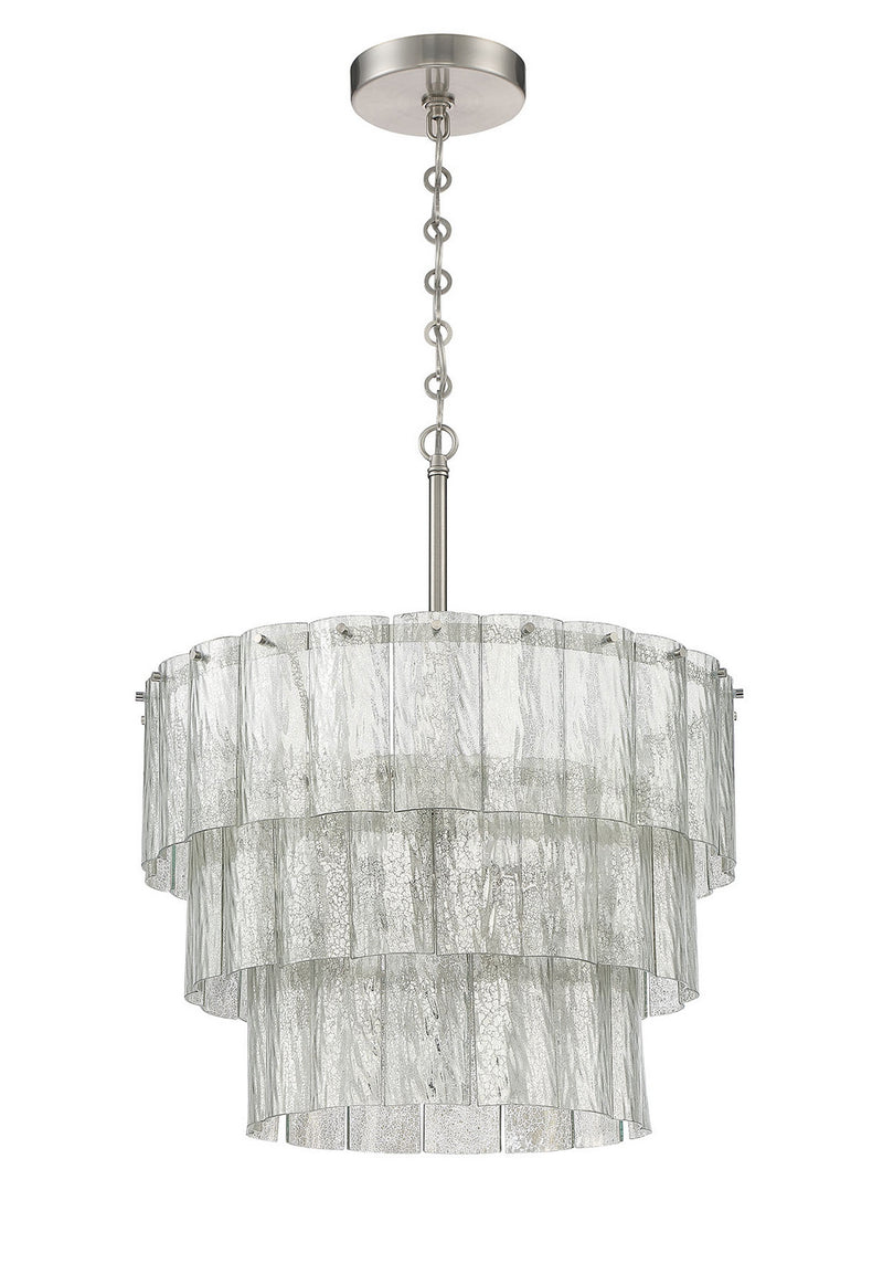 Craftmade - 48694-BNK - Nine Light Pendant - Museo - Brushed Polished Nickel