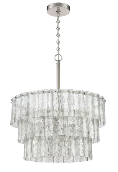 Craftmade - 48696-BNK - Nine Light Pendant - Museo - Brushed Polished Nickel