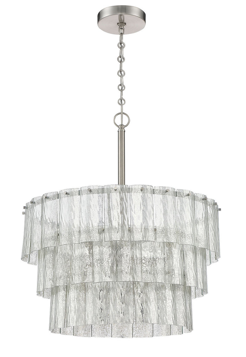 Craftmade - 48696-BNK - Nine Light Pendant - Museo - Brushed Polished Nickel