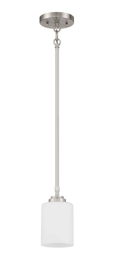 Craftmade - 56091-BNK - One Light Mini Pendant - Stowe - Brushed Polished Nickel