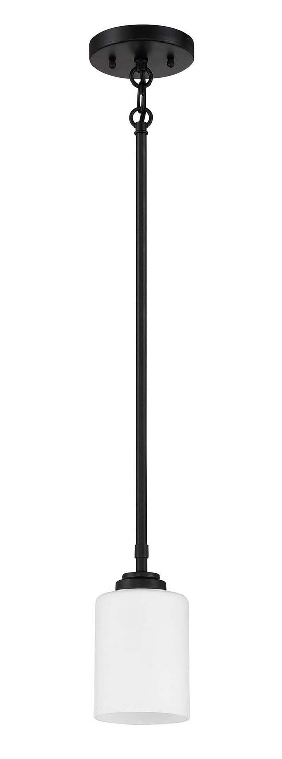 Craftmade - 56091-FB - One Light Mini Pendant - Stowe - Flat Black