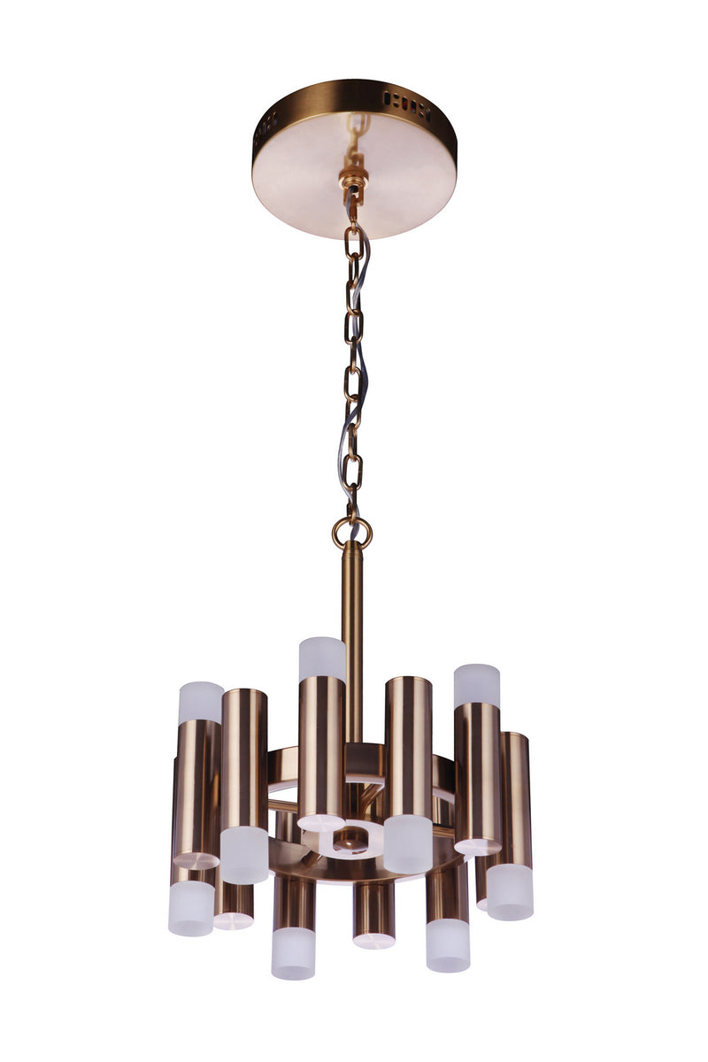 Craftmade - 57552-SB-LED - LED Convertible Semi Flushmount - Simple Lux - Satin Brass