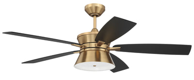Craftmade - DMK52SB5 - 52``Ceiling Fan - Dominick - Satin Brass