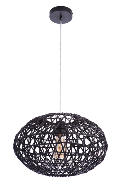 Craftmade - P2003-FB - One Light Pendant - Natural Pendant - Flat Black