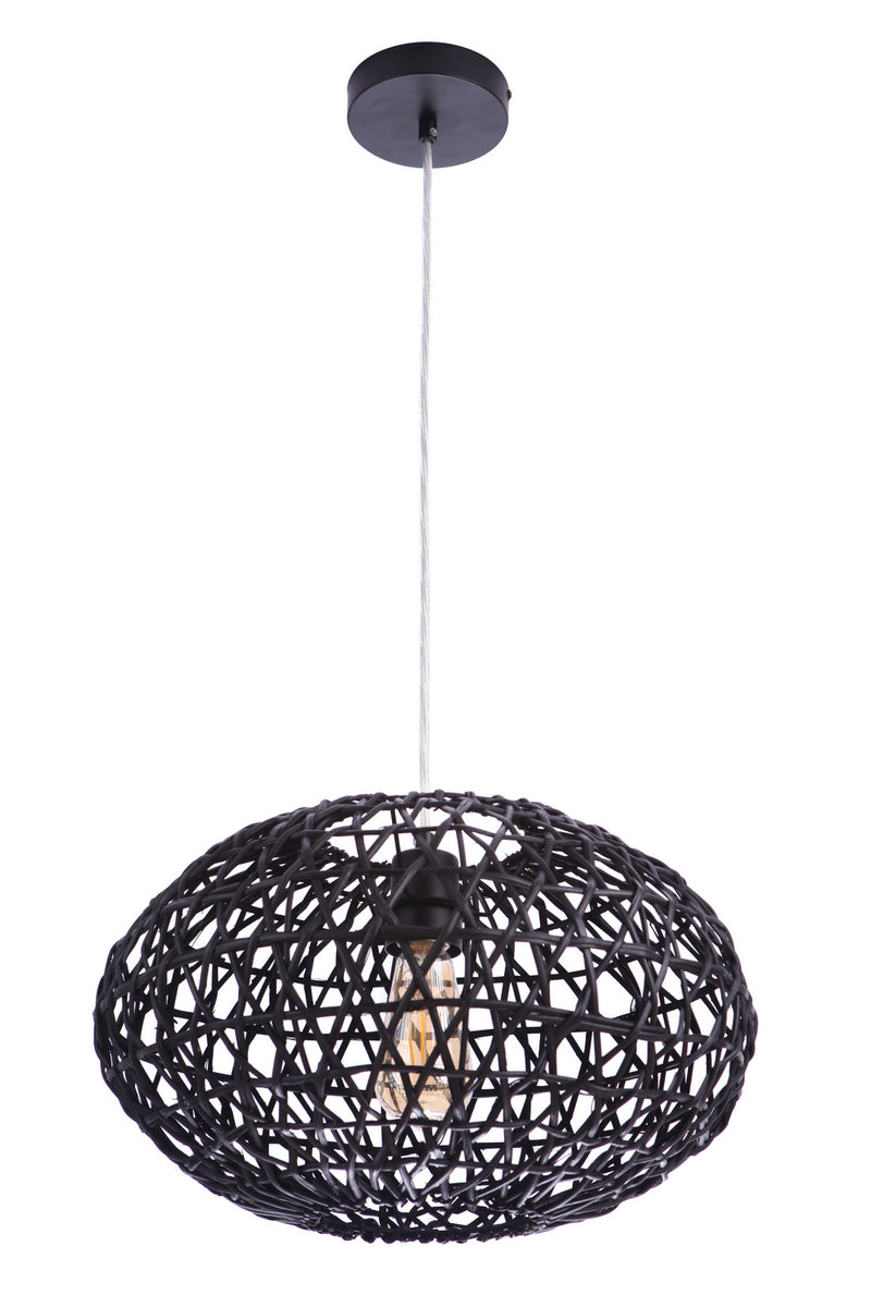 Craftmade - P2003-FB - One Light Pendant - Natural Pendant - Flat Black