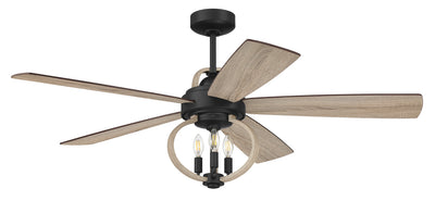 Craftmade - RSE52FB5 - 52``Ceiling Fan - Reese - Flat Black