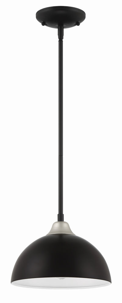 Craftmade - ZA4911-MNSA - One Light Outdoor Pendant - Kahn - Midnight / Satin Aluminum