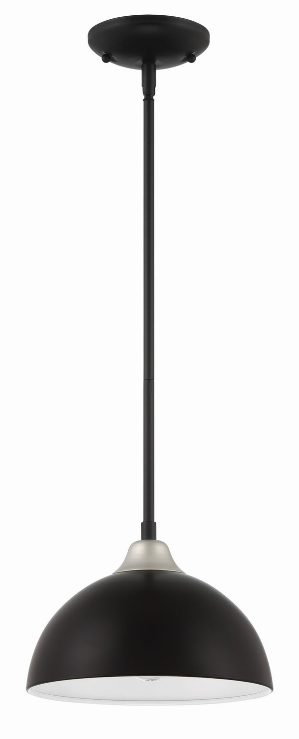 Craftmade - ZA4911-MNSA - One Light Outdoor Pendant - Kahn - Midnight / Satin Aluminum