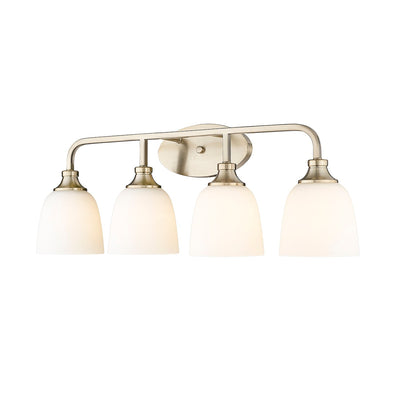 Millennium - 491004-MG - Four Light Vanity - Alberta - Modern Gold