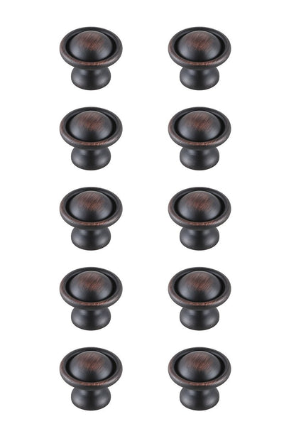 Elegant Lighting - KB2008-ORB-10PK - Knob Multipack (Set of 10) - Kadea - Oil-Rubbed Bronze