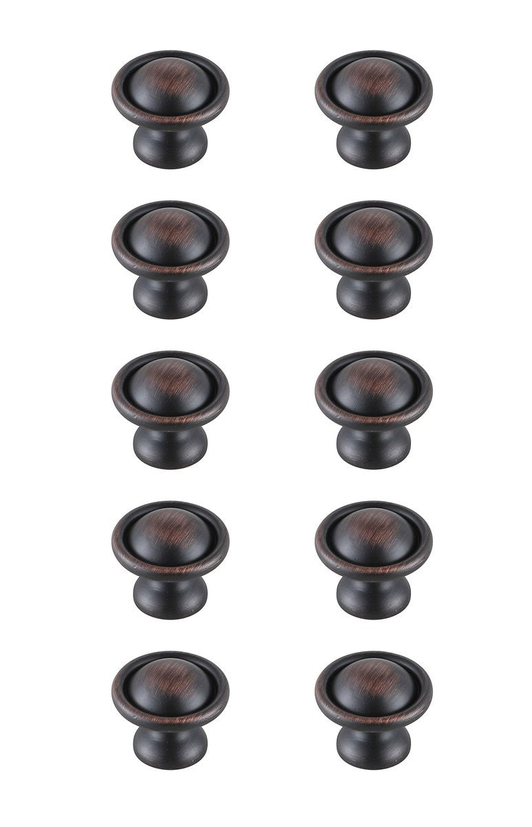 Elegant Lighting - KB2008-ORB-10PK - Knob Multipack (Set of 10) - Kadea - Oil-Rubbed Bronze