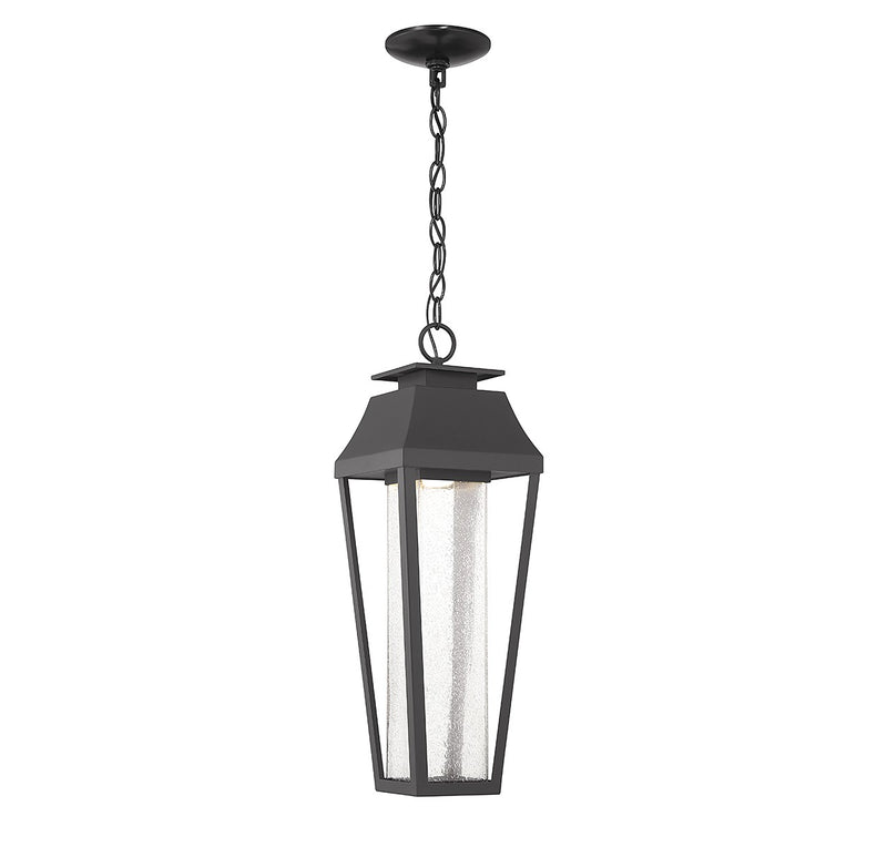Savoy House - 5-357-BK - LED Outdoor Hanging Lantern - Brookline - Matte Black