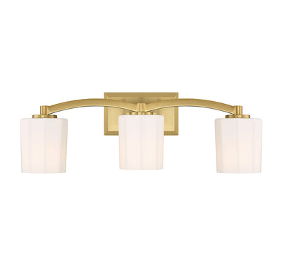 Savoy House - 8-7710-3-322 - Three Light Bathroom Vanity - Whitney - Warm Brass