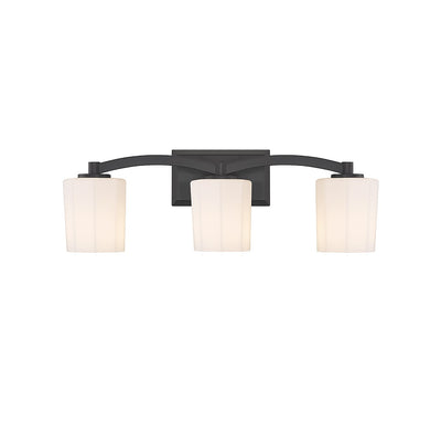 Savoy House - 8-7710-3-BK - Three Light Bathroom Vanity - Whitney - Matte Black